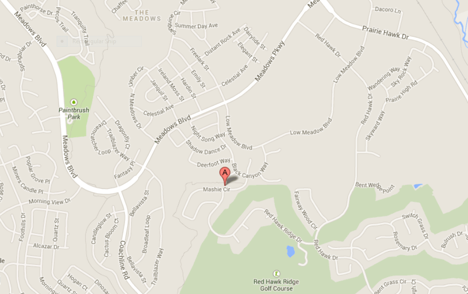 Castle Rock Colorado Map Red Hawk Golf Course Map Red Hawk Ridge Golf Course Castle Rock CO Last Home Available